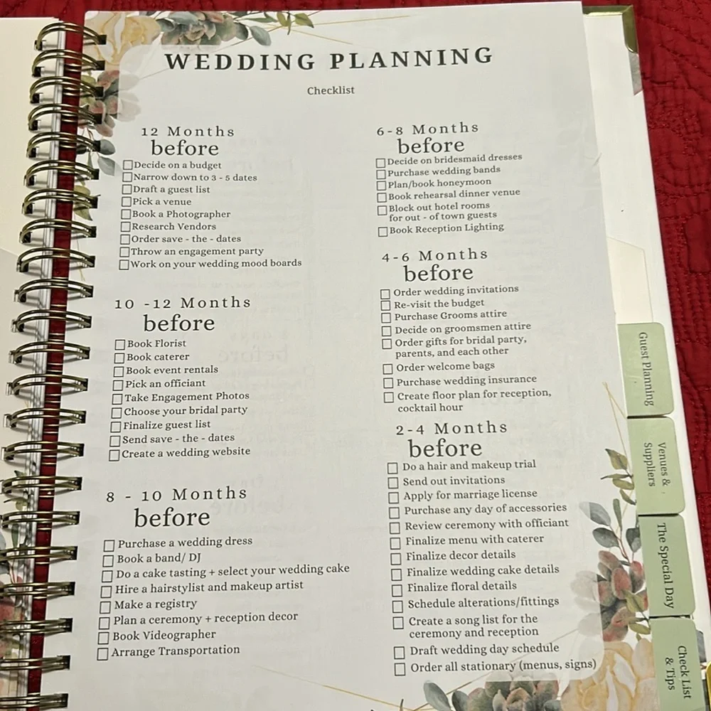 Wedding planner